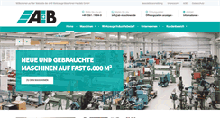 Desktop Screenshot of ab-maschinen.de