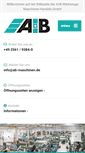 Mobile Screenshot of ab-maschinen.de